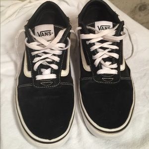Vans sneaker shoes black men’s size 10.5